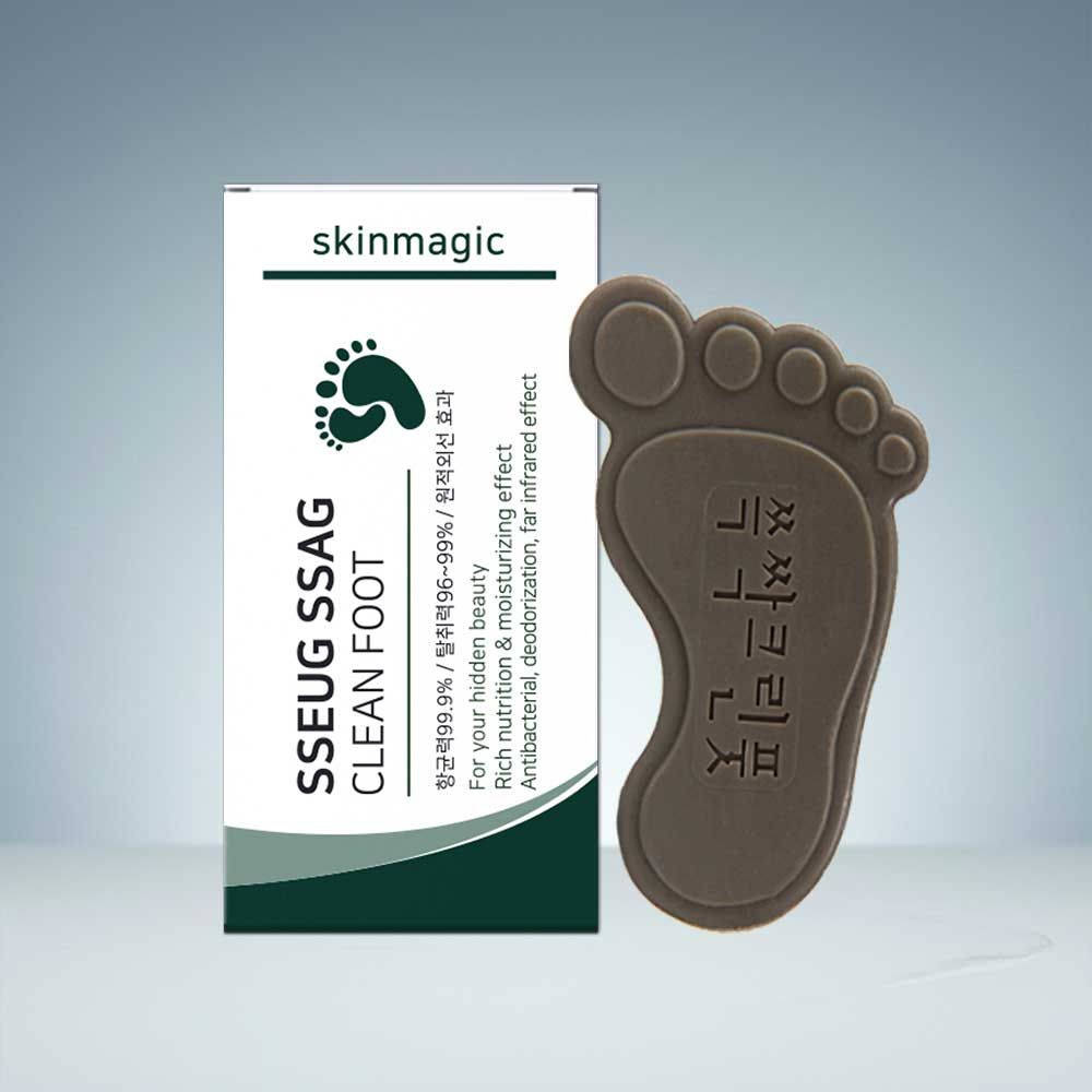 MILOW SseugSsag Clean Foot Bar 50g Premium Cleansing Soap for Odor Removal and Dead Skin Cell Care _ Made in Korea